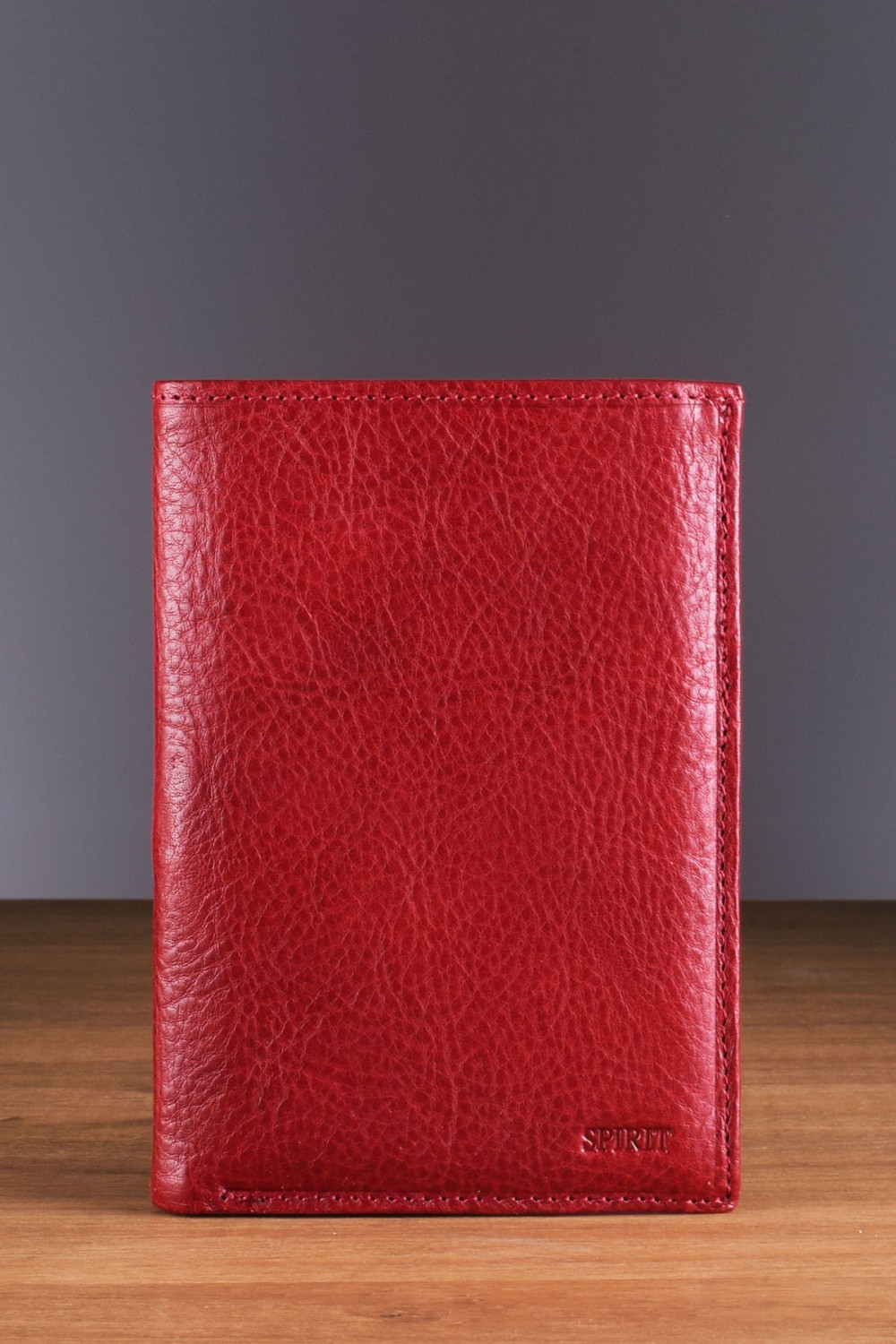 Portefeuille en cuir Spirit - Rouge