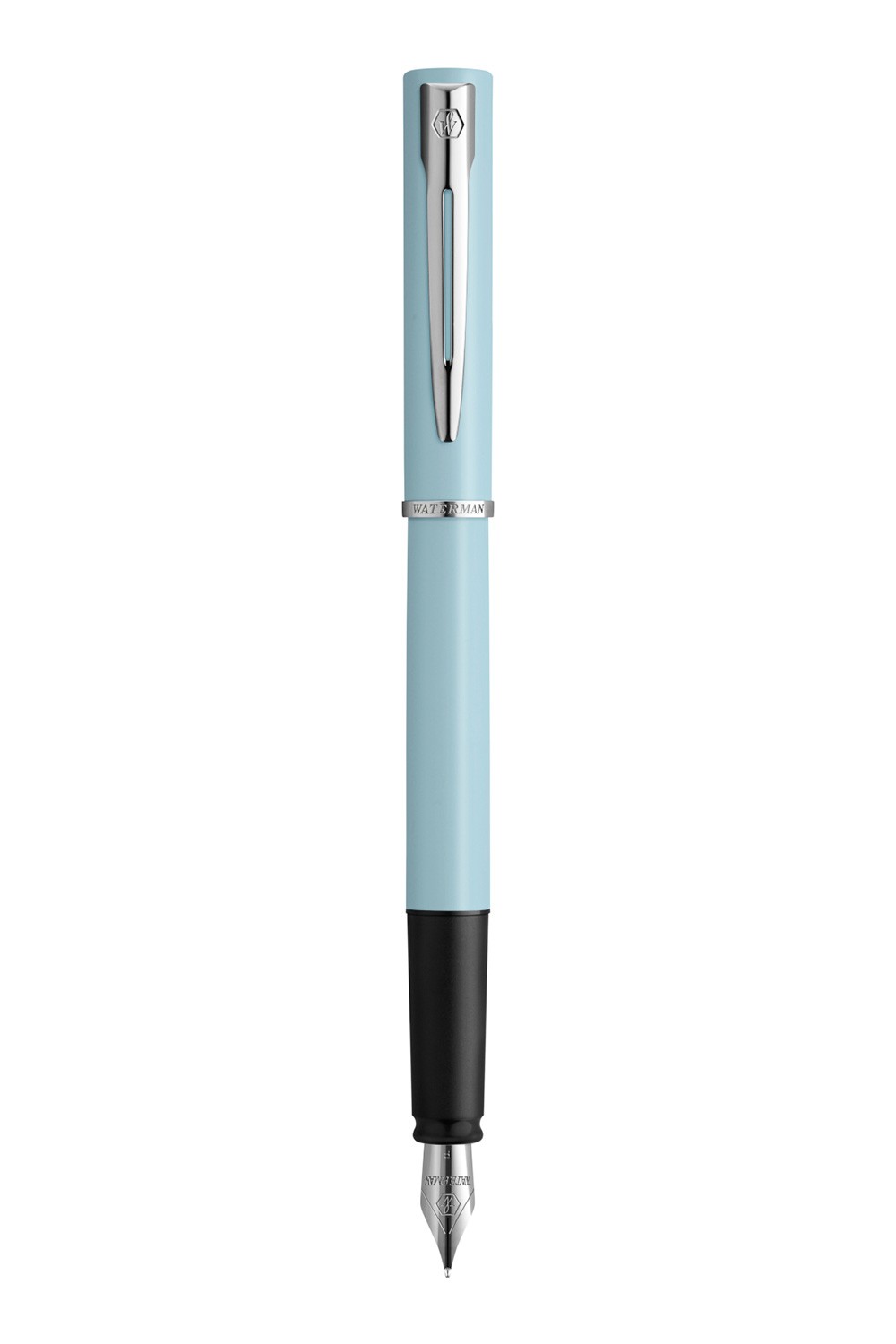 Stylo Plume Waterman Allure Bleu Pastel mat - Pointe Fine