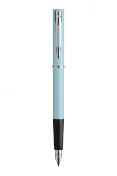 Stylo Plume Waterman Allure Bleu Pastel mat - Pointe Fine