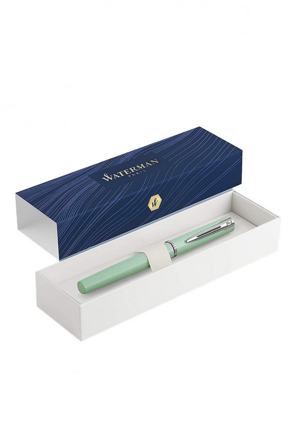 Stylo Plume Waterman Allure Vert Menthe mat - Pointe Fine