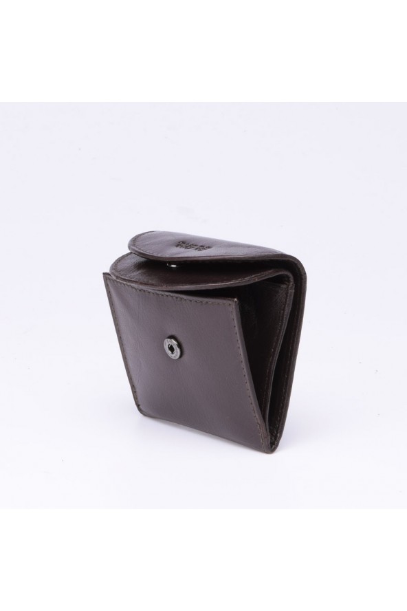 Porte-monnaie en cuir Rubre - Marron