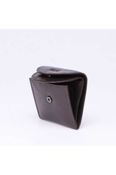 Porte-monnaie en cuir Rubre - Marron