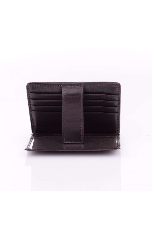 Porte-cartes en cuir Rubre intérieur - Marron