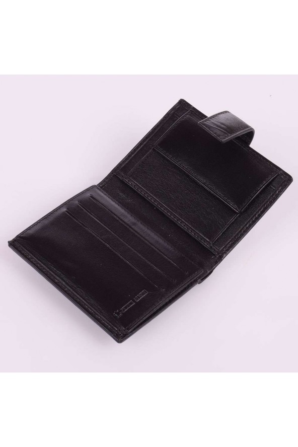 Porte-monnaie en cuir Rubre intérieur - Marron