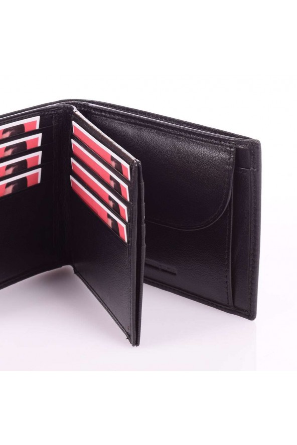 Porte-feuille en cuir Rubre intérieur - Marron
