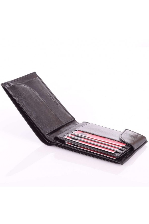Porte-feuille en cuir Rubre intérieur - Marron