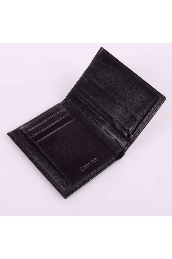 Portefeuille en cuir Rubre intérieur - Marron