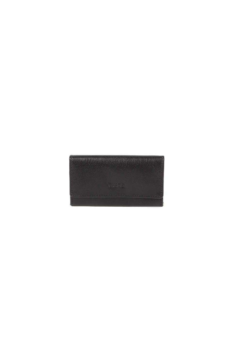 Etui à clé en cuir Rubre - Noir