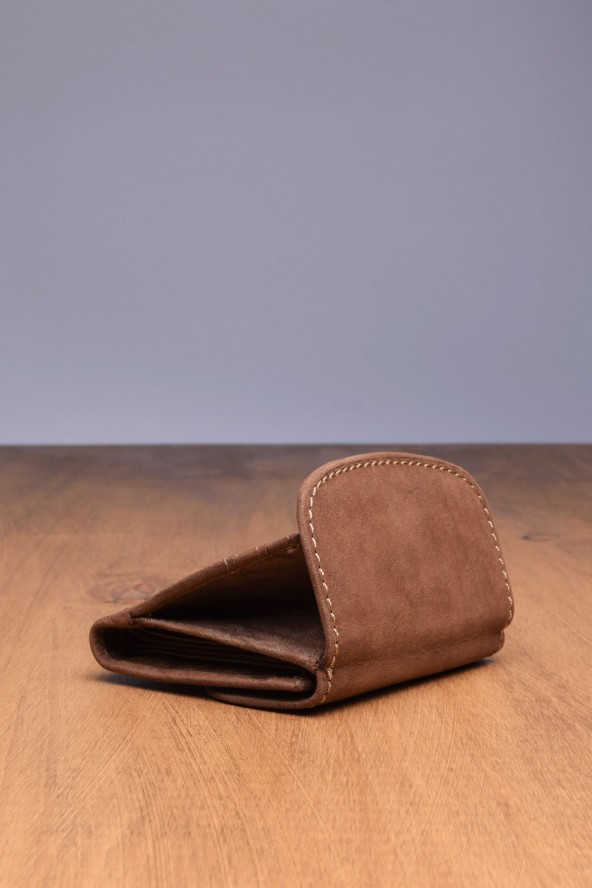 Porte-cartes en cuir Lupel - Marron